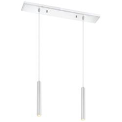 Forest by Z-Lite Chrome 2 Light Island Pendant