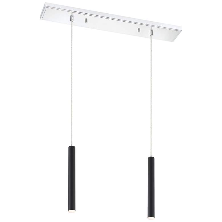 Image 1 Forest by Z-Lite Chrome 2 Light Island Pendant