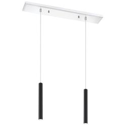 Forest by Z-Lite Chrome 2 Light Island Pendant
