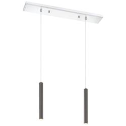 Forest by Z-Lite Chrome 2 Light Island Pendant