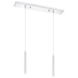 Forest by Z-Lite Chrome 2 Light Island Pendant