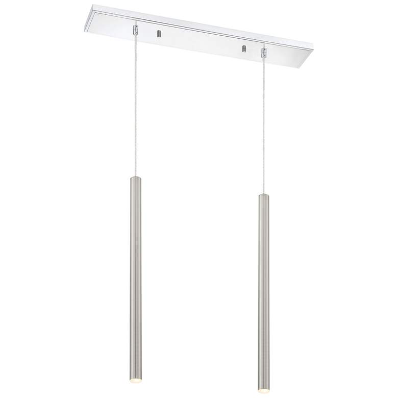Image 1 Forest by Z-Lite Chrome 2 Light Island Pendant