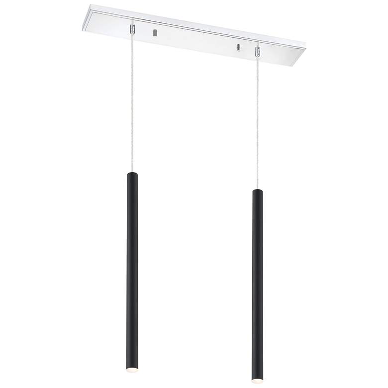 Image 1 Forest by Z-Lite Chrome 2 Light Island Pendant