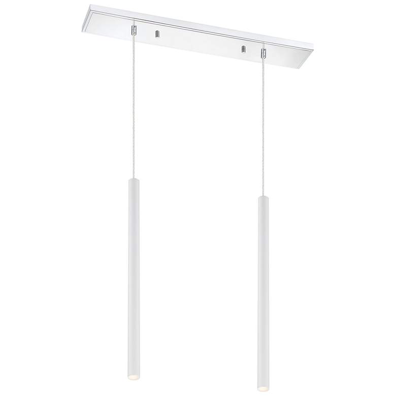 Image 1 Forest by Z-Lite Chrome 2 Light Island Pendant