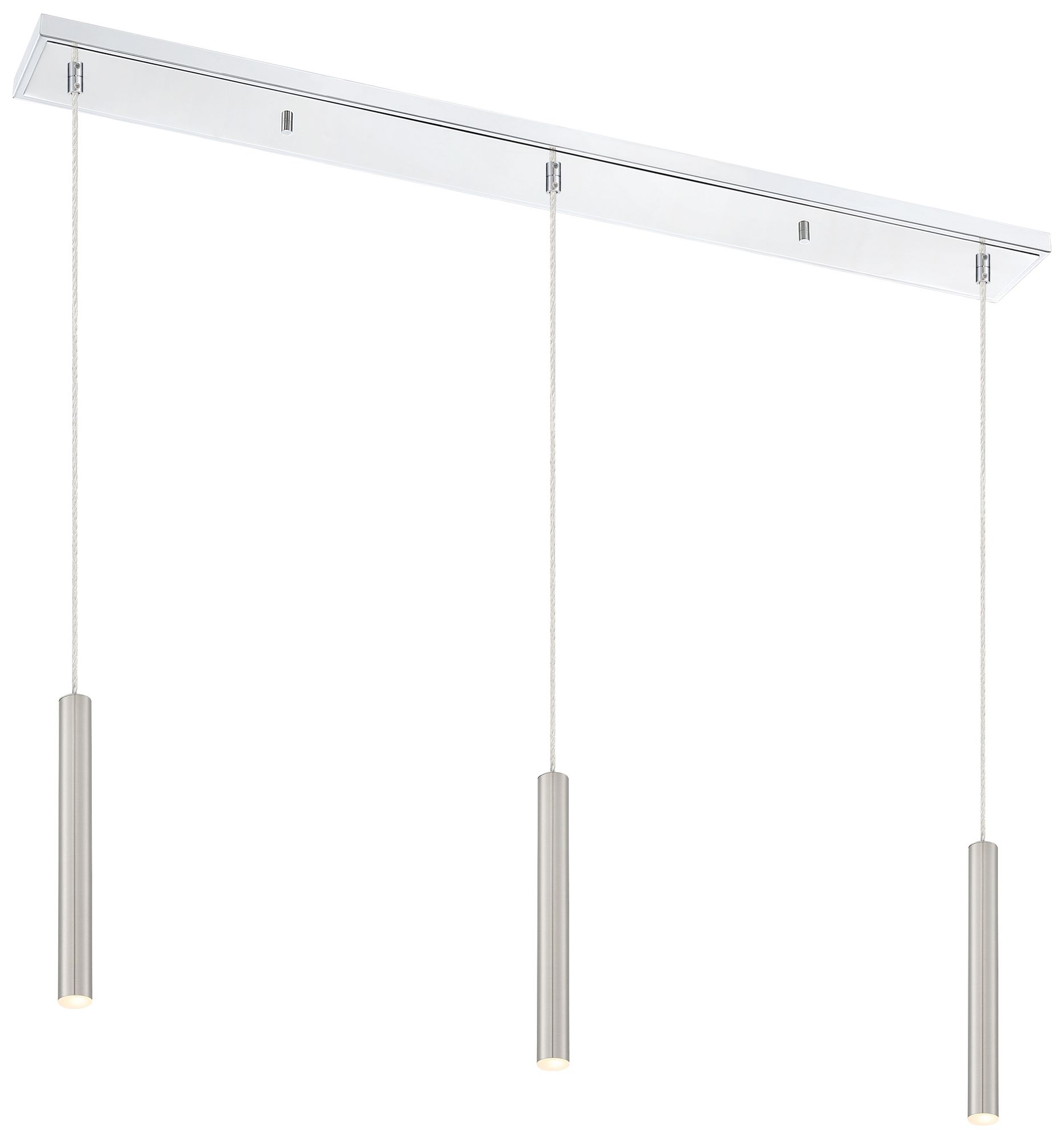 Forest by Z-Lite Chrome 3 Light Island Pendant