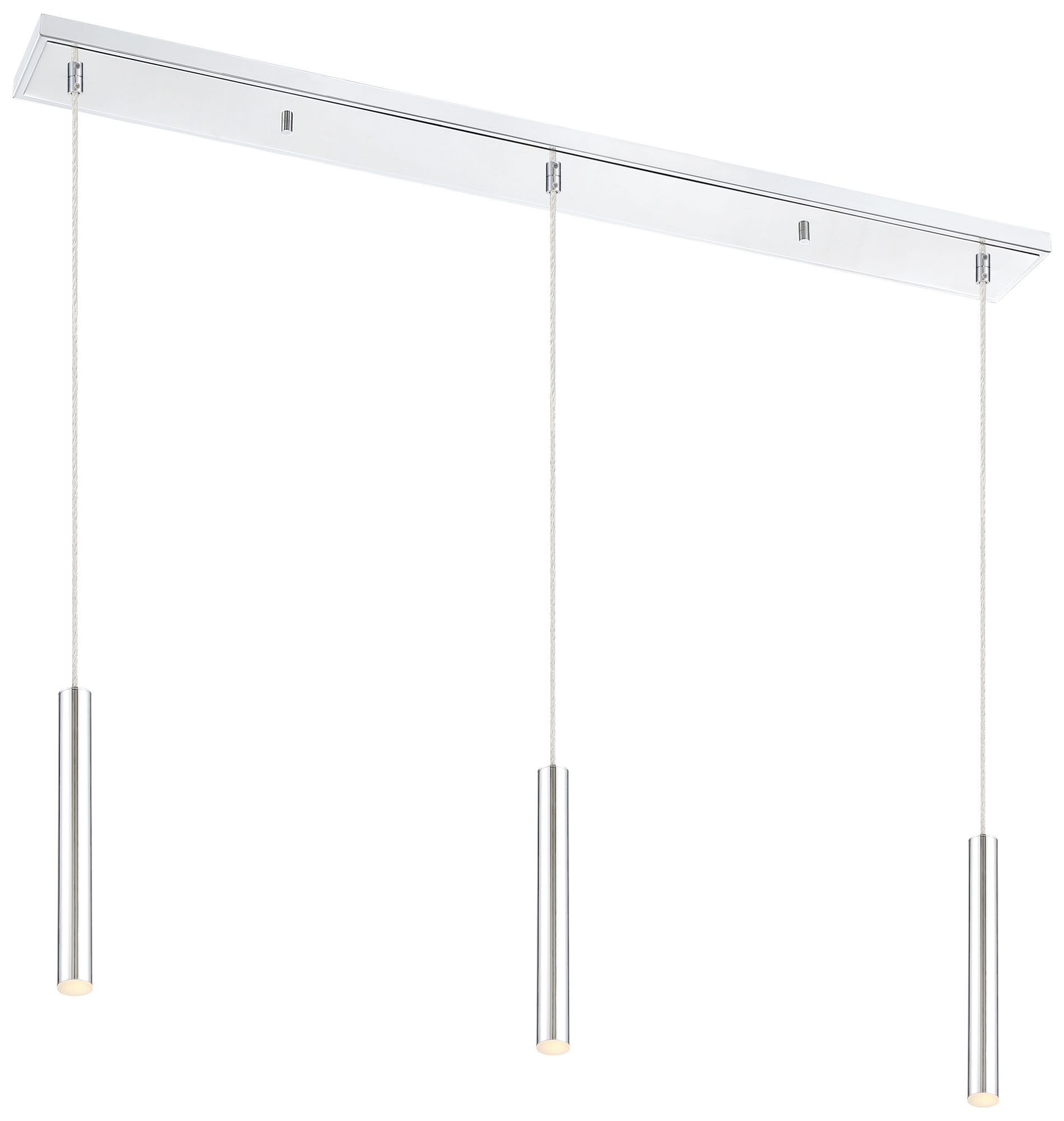 Forest by Z-Lite Chrome 3 Light Island Pendant