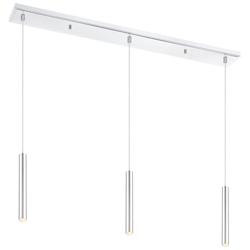 Forest by Z-Lite Chrome 3 Light Island Pendant