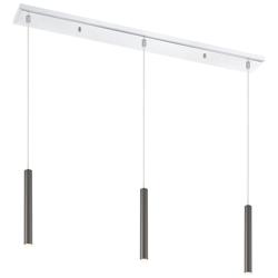 Forest by Z-Lite Chrome 3 Light Island Pendant