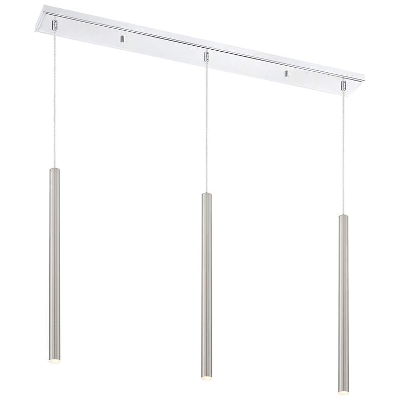 Image 1 Forest by Z-Lite Chrome 3 Light Island Pendant