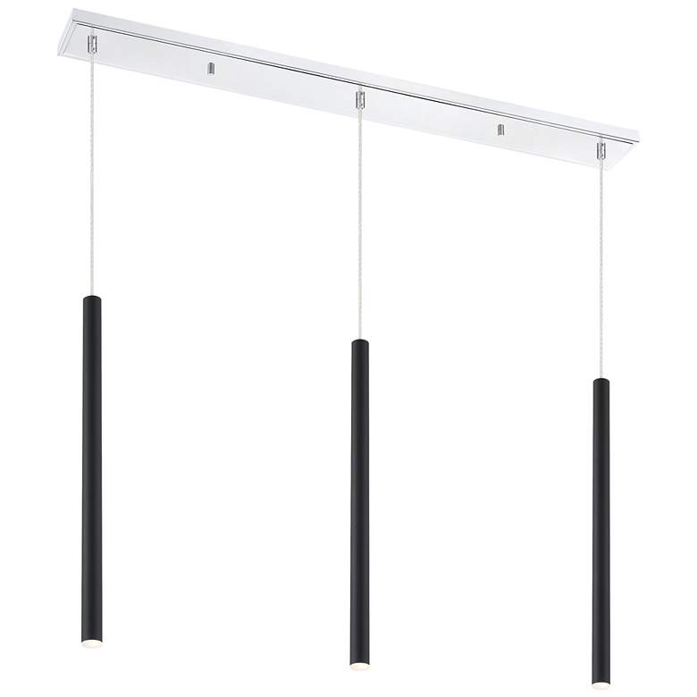 Image 1 Forest by Z-Lite Chrome 3 Light Island Pendant