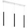 Forest by Z-Lite Chrome 3 Light Island Pendant