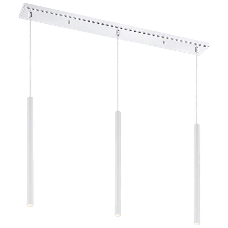 Image 1 Forest by Z-Lite Chrome 3 Light Island Pendant