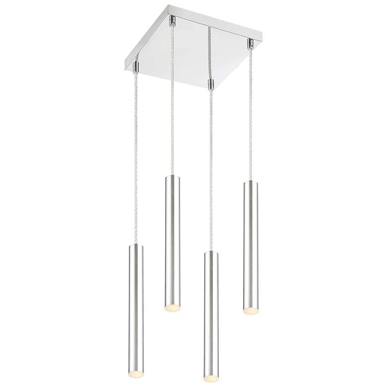 Image 1 Forest by Z-Lite Chrome 4 Light Chandelier