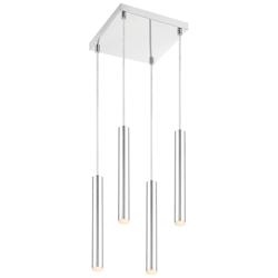 Forest by Z-Lite Chrome 4 Light Chandelier