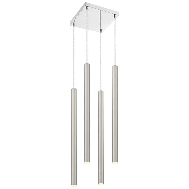 Image 1 Forest by Z-Lite Chrome 4 Light Chandelier