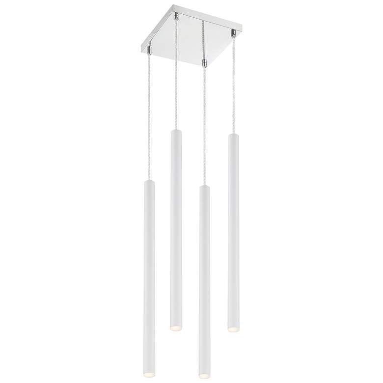 Image 1 Forest by Z-Lite Chrome 4 Light Chandelier