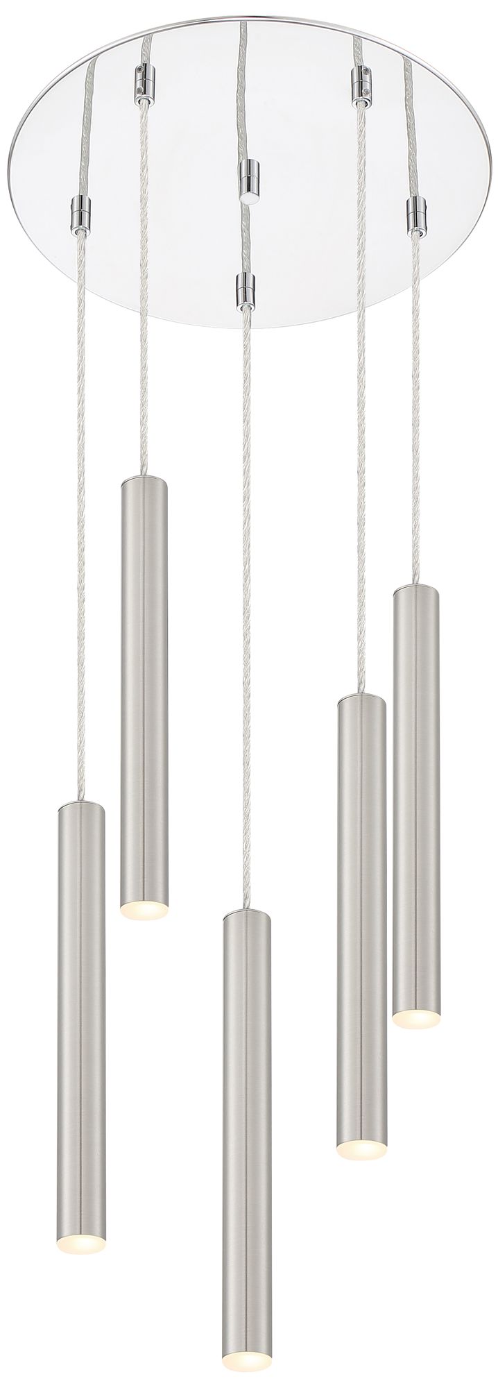 Forest by Z-Lite Chrome 5 Light Chandelier