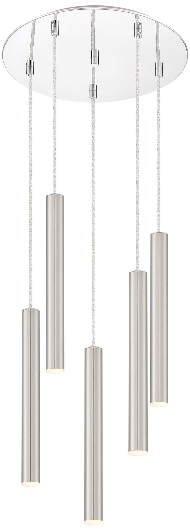 Image 2 Forest by Z-Lite Chrome 5 Light Chandelier more views