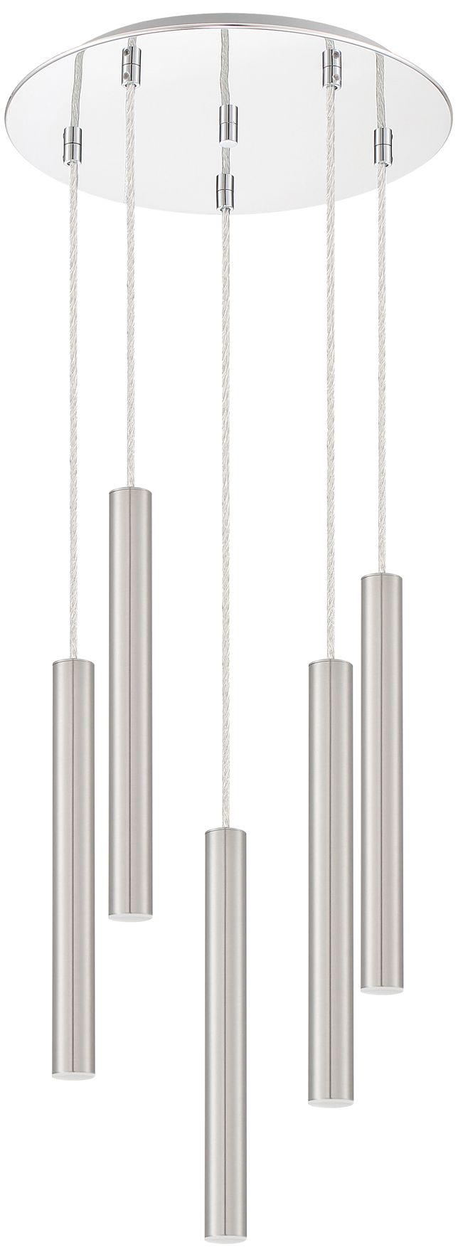 Image 3 Forest by Z-Lite Chrome 5 Light Chandelier more views