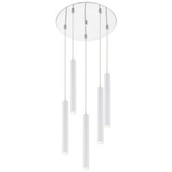 Forest by Z-Lite Chrome 5 Light Chandelier
