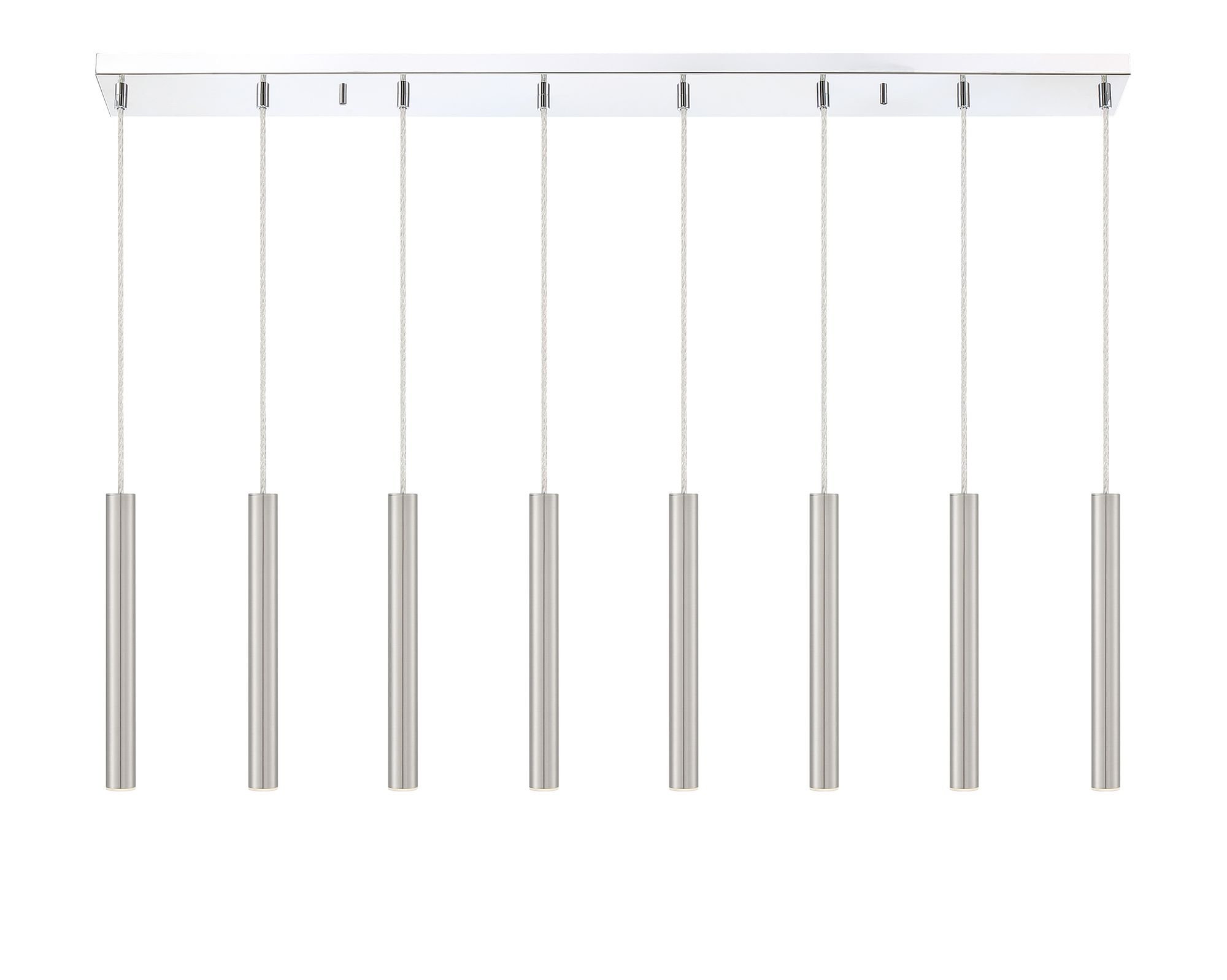 Image 4 Forest by Z-Lite Chrome 8 Light Island Pendant more views