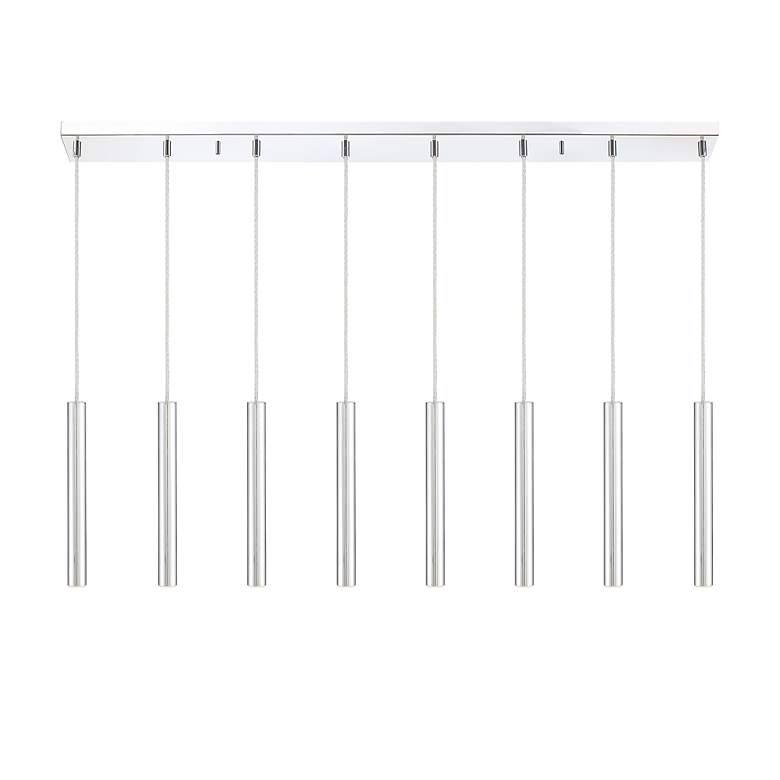 Image 4 Forest by Z-Lite Chrome 8 Light Island Pendant more views