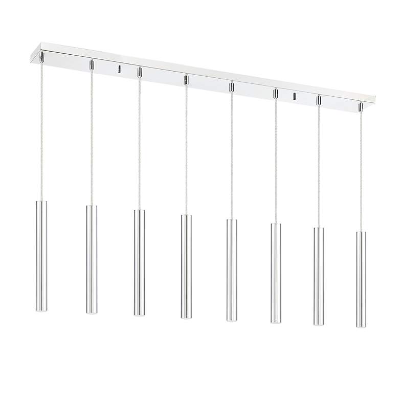 Image 5 Forest by Z-Lite Chrome 8 Light Island Pendant more views