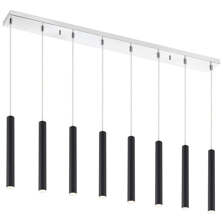 Image 1 Forest by Z-Lite Chrome 8 Light Island Pendant
