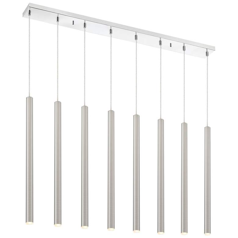 Image 1 Forest by Z-Lite Chrome 8 Light Island Pendant