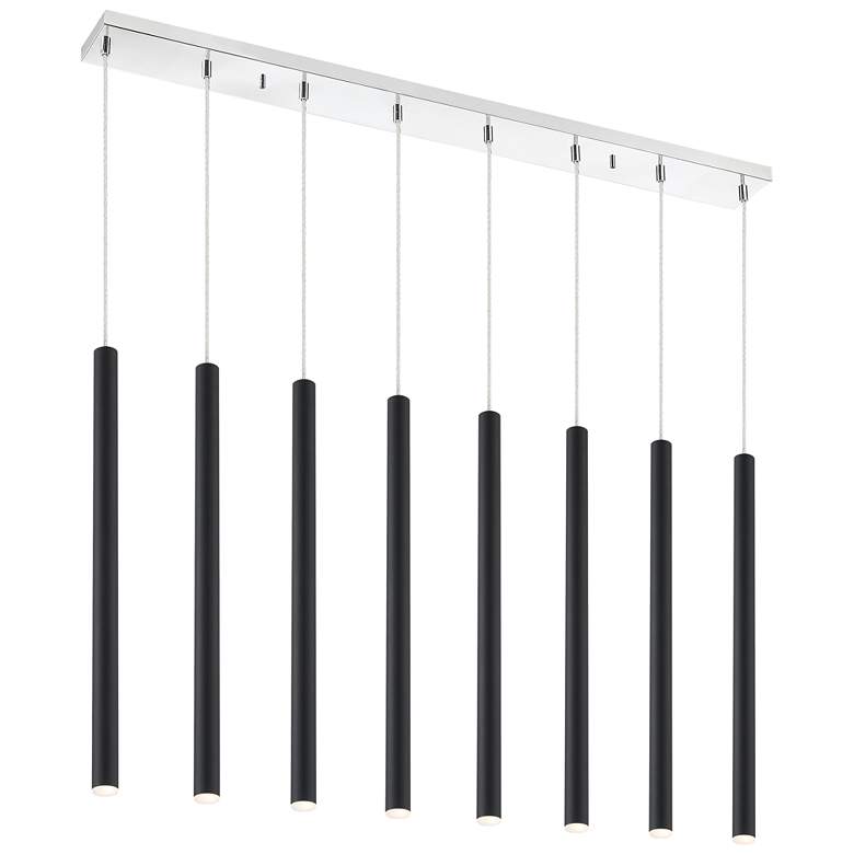 Image 1 Forest by Z-Lite Chrome 8 Light Island Pendant