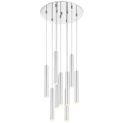Forest by Z-Lite Chrome 9 Light Chandelier
