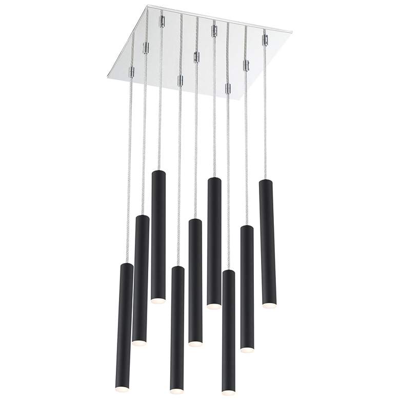 Image 1 Forest by Z-Lite Chrome 9 Light Chandelier