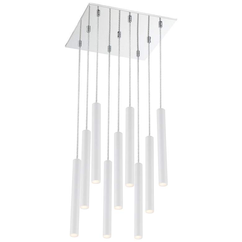 Image 1 Forest by Z-Lite Chrome 9 Light Chandelier