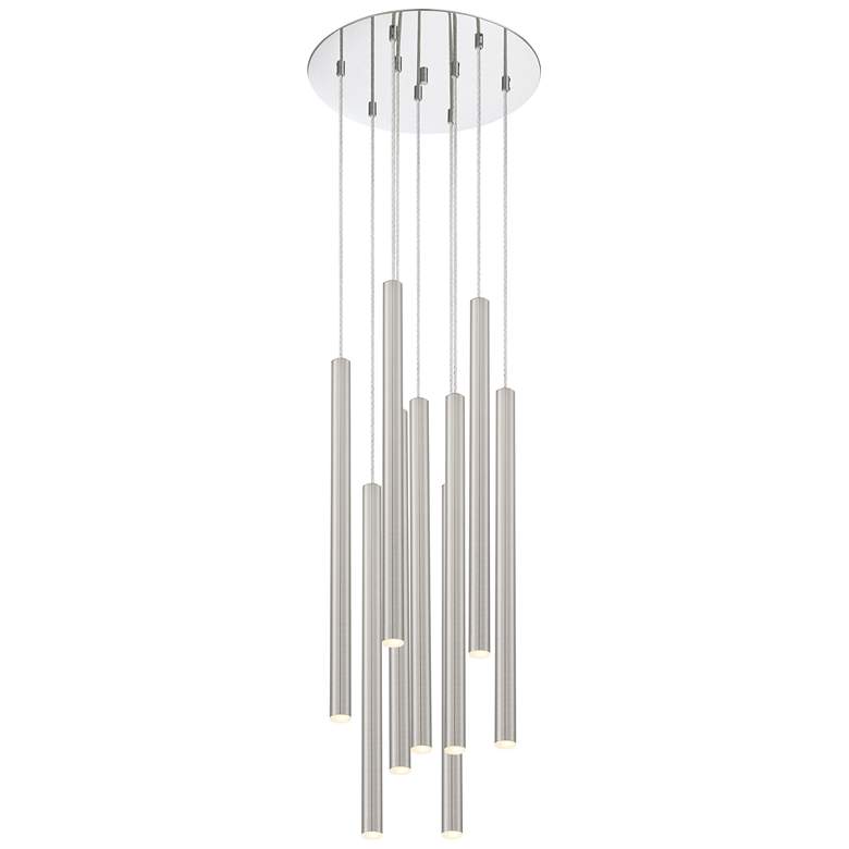 Image 1 Forest by Z-Lite Chrome 9 Light Chandelier