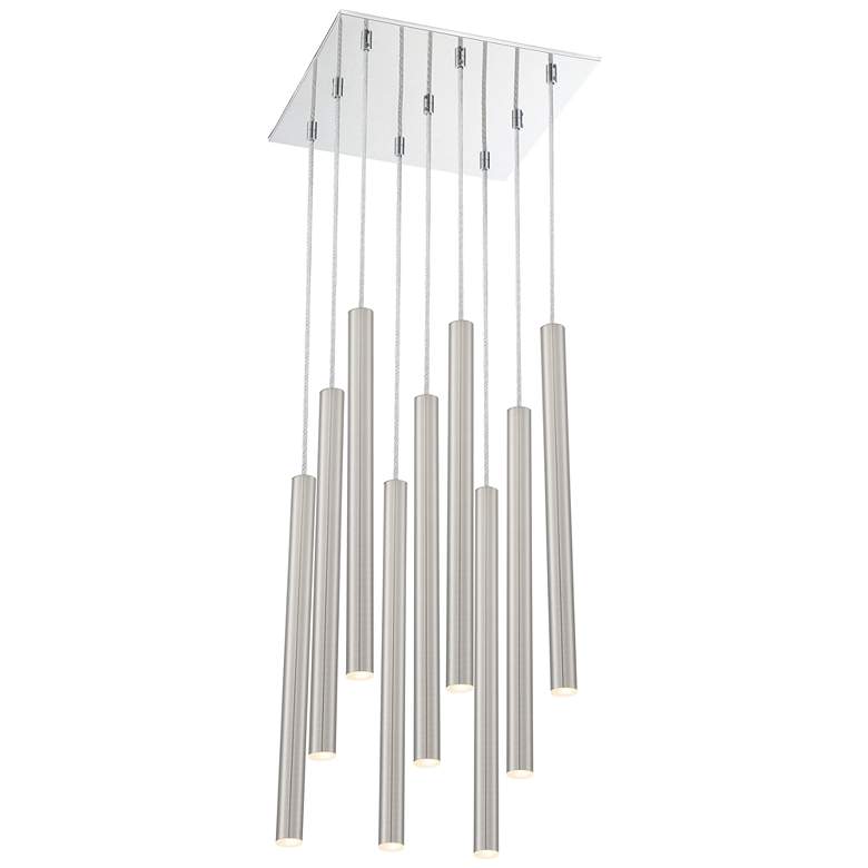 Image 1 Forest by Z-Lite Chrome 9 Light Chandelier