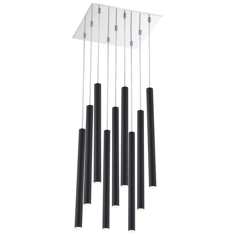 Image 1 Forest by Z-Lite Chrome 9 Light Chandelier