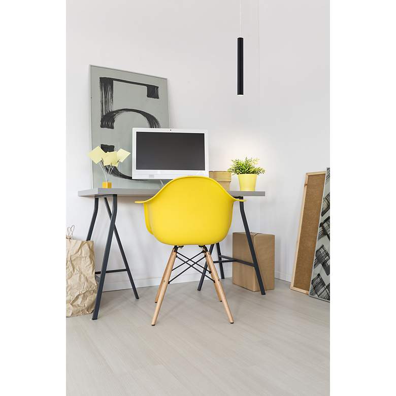 Image 3 Forest by Z-Lite Matte Black 1 Light Mini Pendant more views