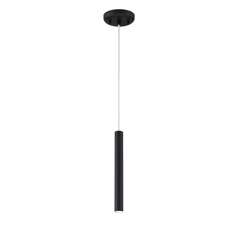 Image 4 Forest by Z-Lite Matte Black 1 Light Mini Pendant more views