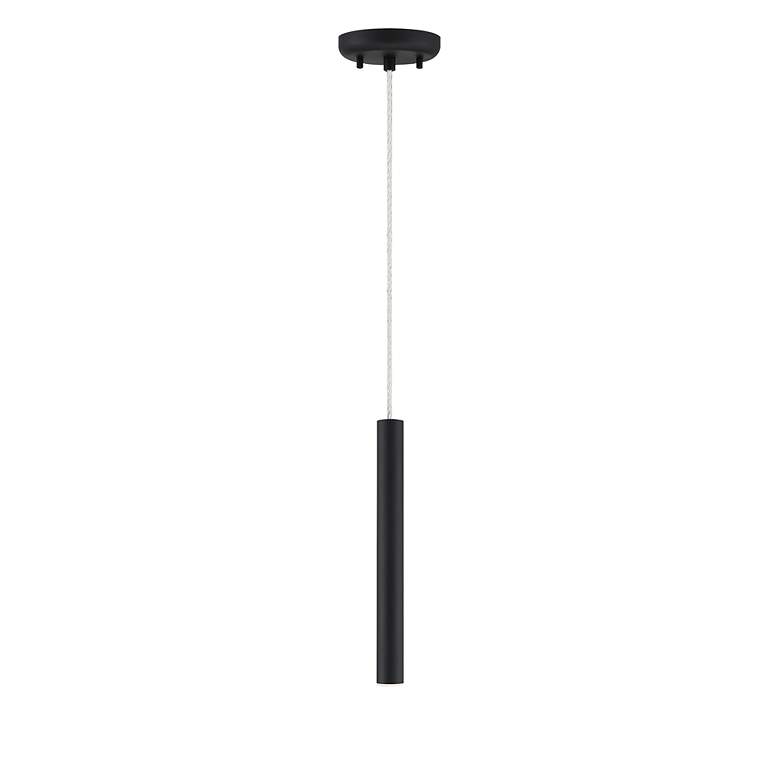 Image 5 Forest by Z-Lite Matte Black 1 Light Mini Pendant more views