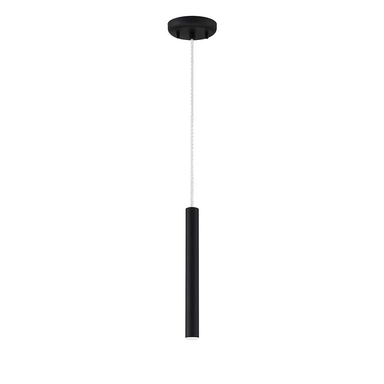 Image 7 Forest by Z-Lite Matte Black 1 Light Mini Pendant more views