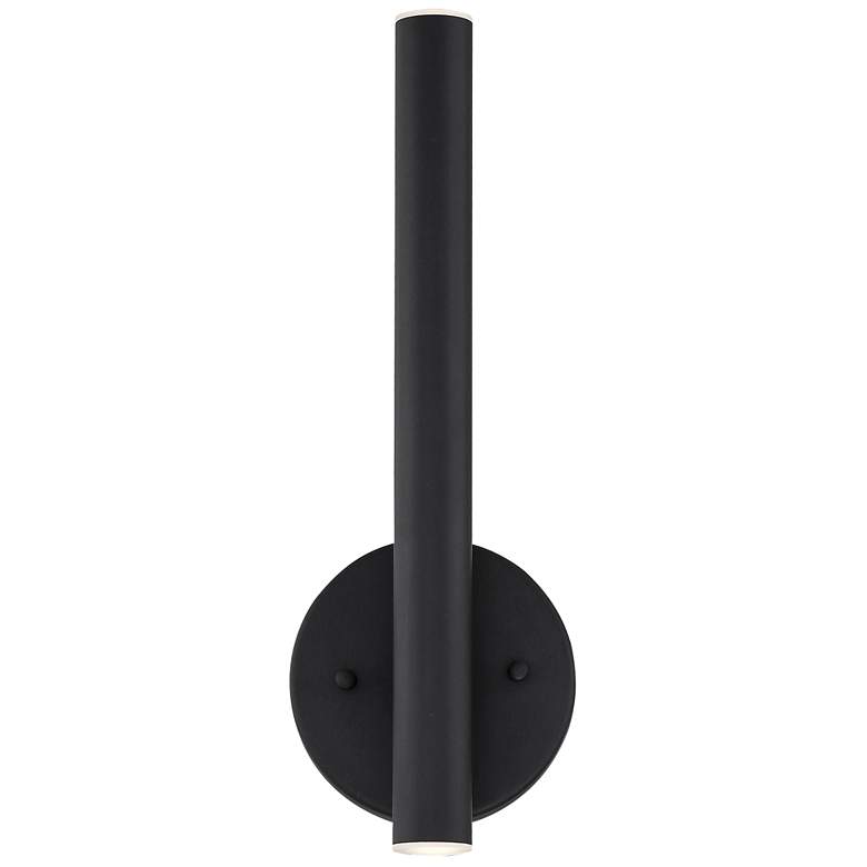 Image 1 Forest by Z-Lite Matte Black 2 Light Wall Sconce