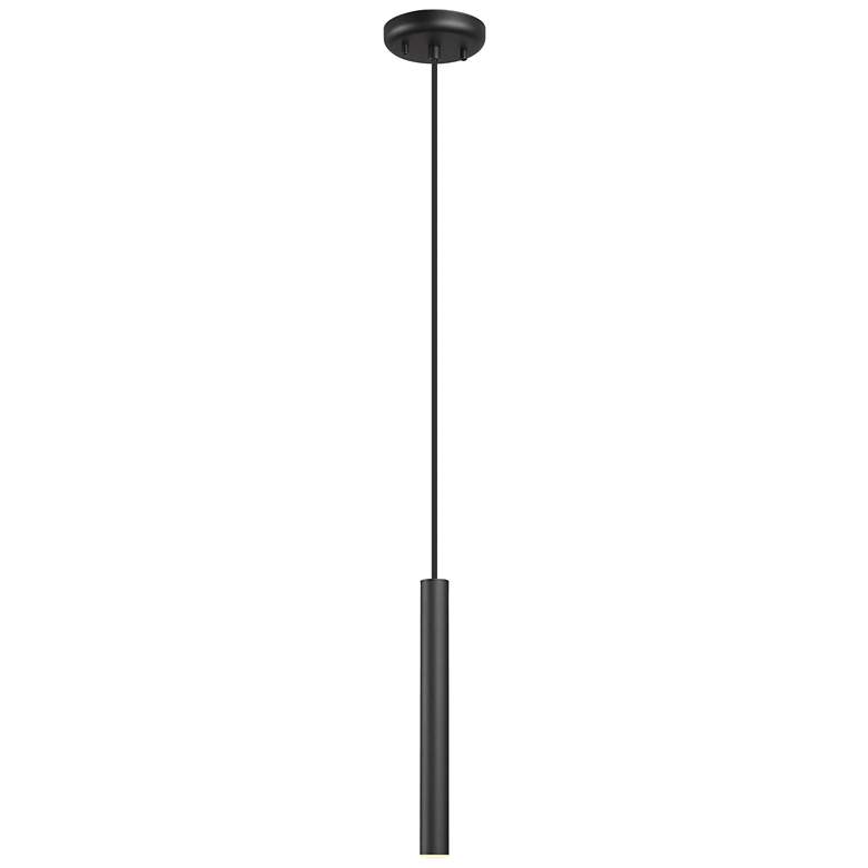 Image 1 Forest by Z-Lite Matte Black 4.75 inch 1 LightPendant