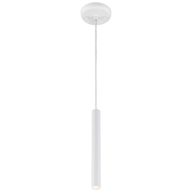 Image 2 Forest by Z-Lite Matte White 1 Light Mini Pendant
