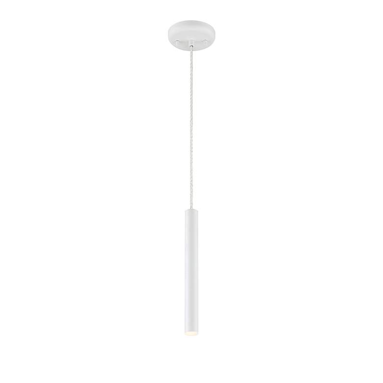 Image 4 Forest by Z-Lite Matte White 1 Light Mini Pendant more views