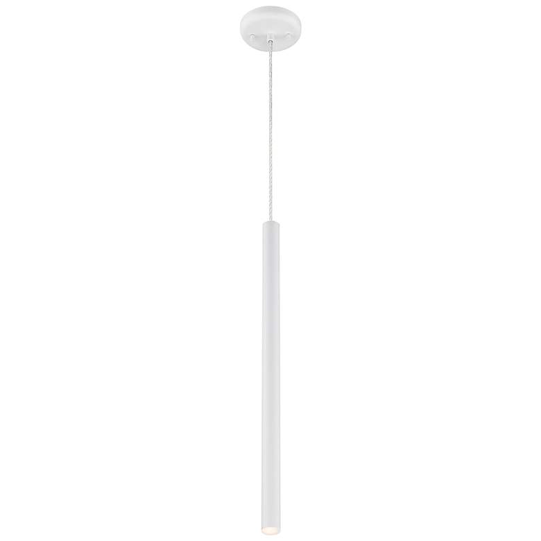 Image 2 Forest by Z-Lite Matte White 1 Light Mini Pendant