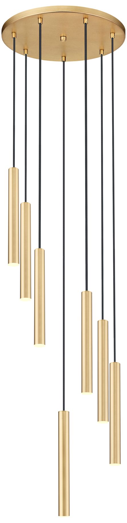 Image 3 Forest by Z-Lite Modern Gold 18 inch 7 Light Chandelier more views