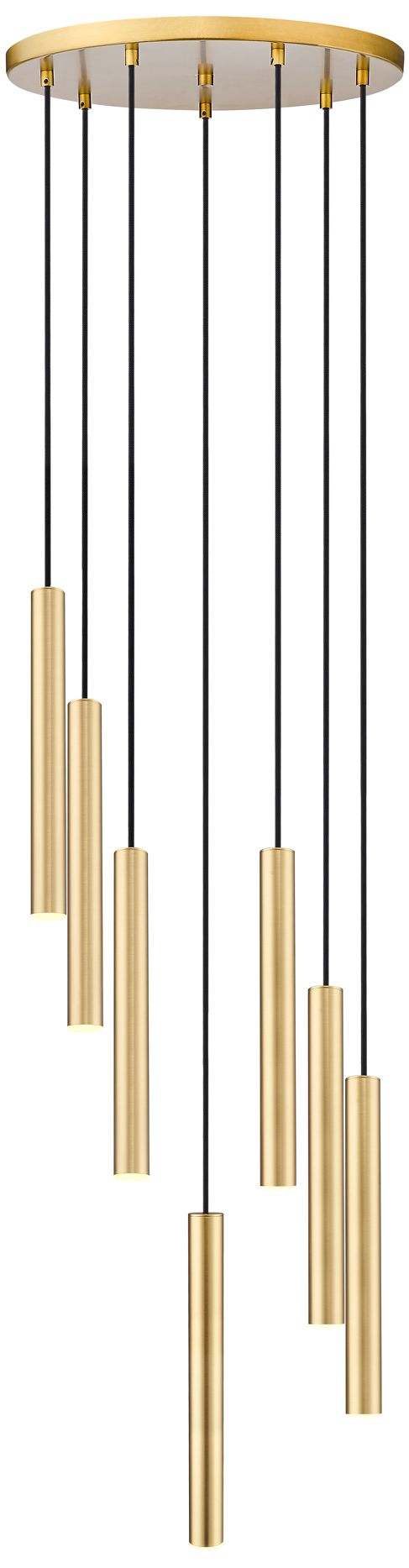 Image 4 Forest by Z-Lite Modern Gold 18 inch 7 Light Chandelier more views