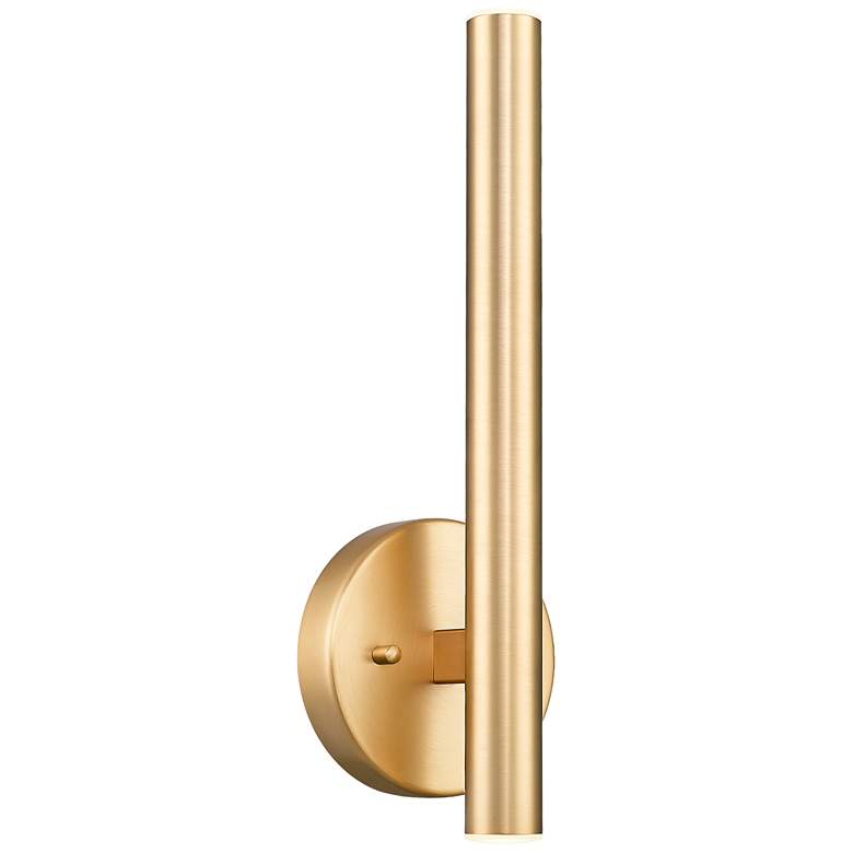 Image 1 Forest by Z-Lite Modern Gold 3.25 inch 2 LightWall Sconce