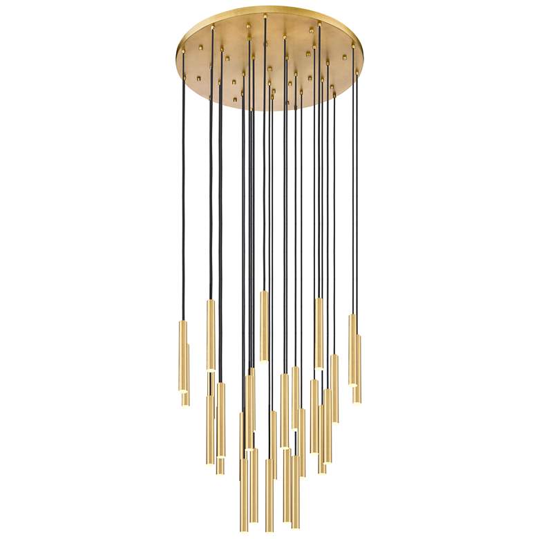 Image 1 Forest by Z-Lite Modern Gold 36 inch 27 Light Chandelier
