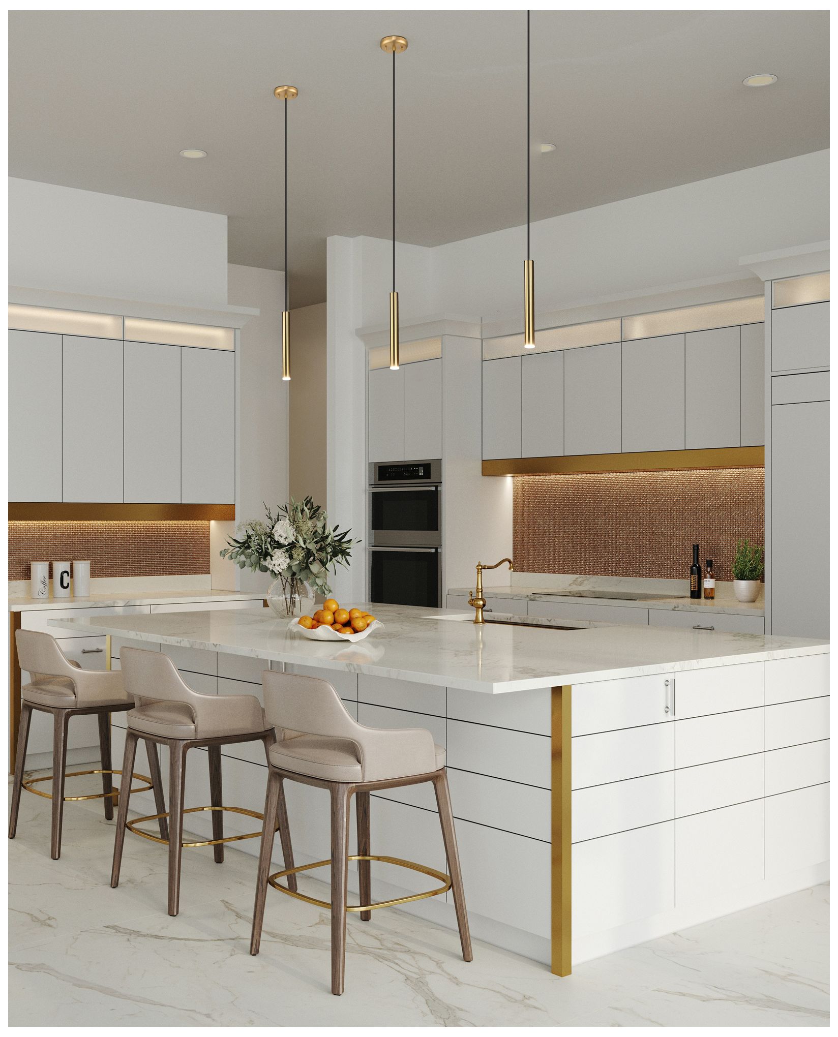 Image 3 Forest by Z-Lite Modern Gold 4.75 inch 1 Light Pendant more views